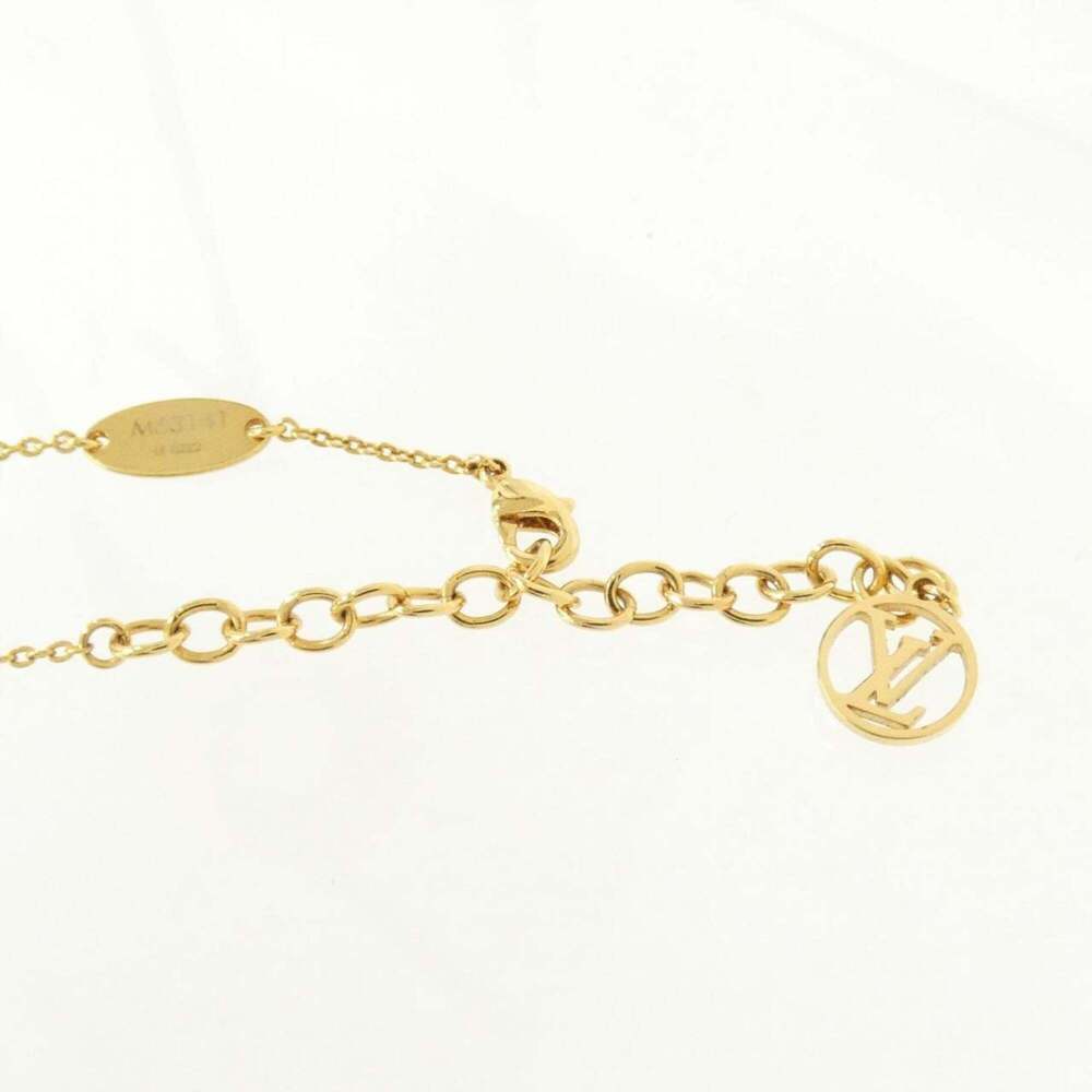LOUIS VUITTON Gold Necklace - Picture 4 of 5